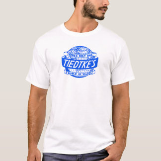 T-shirt Logo de globe de Toledo Ohio de magasin de Tiedtke
