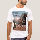 T-shirt Logo De Gorilla Et Respect De L'Amitié, (Devant)