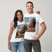 T-shirt Logo De Gorilla Et Respect De L'Amitié, (Unisexe)