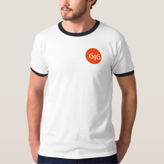 T-shirt Logo de Grand Rapids 616 (Devant)
