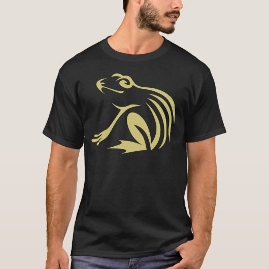T-shirt Logo de grenouille verte (Devant)