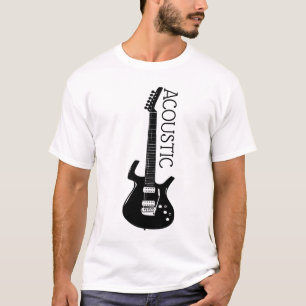 T-shirt Logo de guitare acoustique