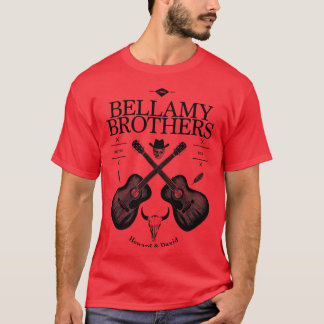 T-shirt Logo de guitare acoustique de Bellamy Brothers
