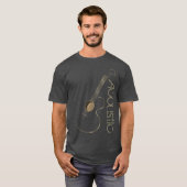T-shirt Logo de guitare acoustique T chemises (Devant entier)