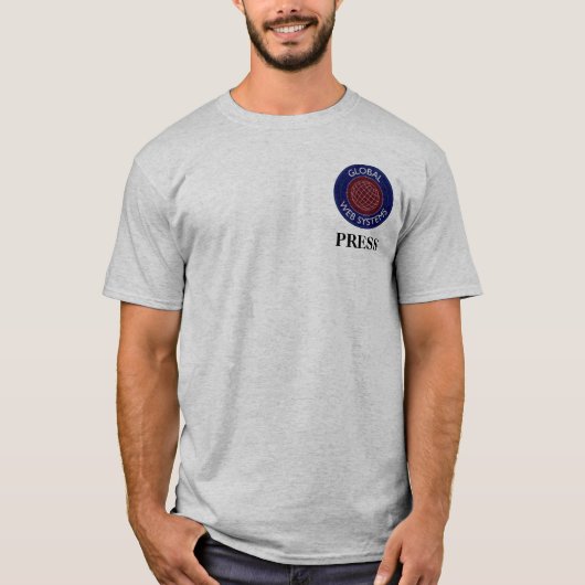 T-SHIRT LOGO DE GWS, PRESSE (Devant)