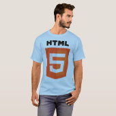 T-shirt Logo de HTML 5 (Devant entier)