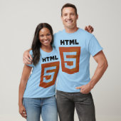 T-shirt Logo de HTML 5 (Unisexe)
