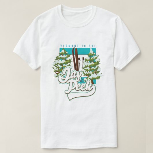 T-shirt Logo de Jay Peek Vermont (Design devant)