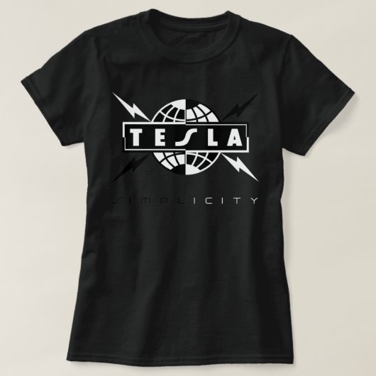T-shirt Logo de la bande de Teslaa (Design devant)
