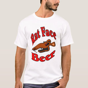 T-shirt Logo de la bière face Rat Chemise