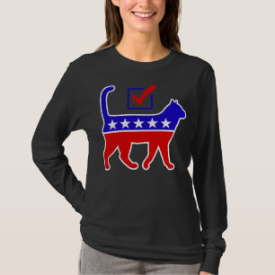 T-shirt Logo de la fête du chat Feline Politique Grand Par
