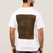 T-shirt Logo de la maison | Bois et scie (Dos)