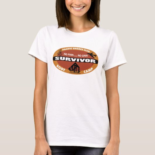 T-shirt Logo de la survivante du Bootcamp Jin (Devant)
