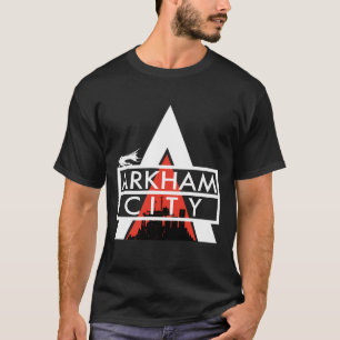 T-shirt Logo de la ville d'Arkham Blanc