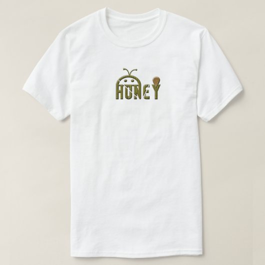 T-shirt Logo de l'abeille et du miel (Design devant)