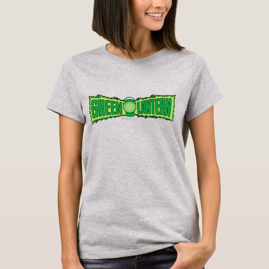 T-shirt Logo de lanterne verte avec lanterne (Devant)