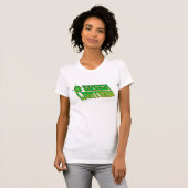 T-shirt Logo de lanterne verte - incliné (Devant entier)
