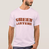 T-shirt Logo de lanterne verte - Tan (Devant)