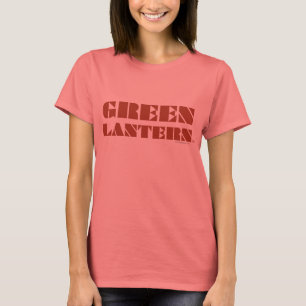 T-shirt Logo de lanterne verte - Tan