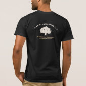 T-shirt Logo de l'arbre d'entretien paysager (Dos)