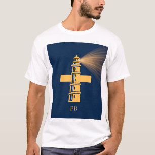T-shirt Logo de l'art de Patrick Briggs — Croix du phare d