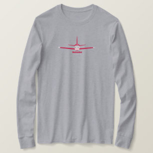 T-shirt Logo de l'avion NJ Destination Piscataway New Jers