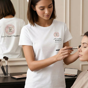 T-shirt Logo de l'entreprise avec nom d'employé en écritur
