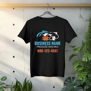T-shirt Logo de l'entreprise de nettoyage haute pression B