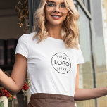 T-shirt Logo de l'entreprise Employé Entreprise Marque<br><div class="desc">Un simple modèle d'affaires personnalisé dans un style moderne et minimaliste qui peut être facilement mis à jour avec le logo de votre entreprise. Si vous avez besoin d'aide pour personnaliser ce produit,  veuillez me contacter en utilisant le bouton de message ci-dessous et je serai heureux de vous aider.</div>