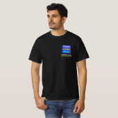 T-shirt Logo de l'entreprise et texte ou slogan | Petite e (Devant entier)