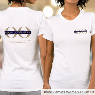 T-shirt Logo de l'entreprise Femme mince