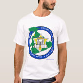 T-shirt Logo de l'époque messianique "Le Nil à l'Euphrate" (Devant)