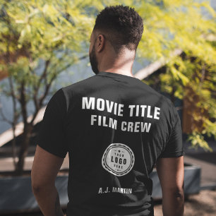 T-shirt Logo de l'équipe de films sur mesure Nom personnal