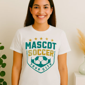 T-shirt Logo de l'équipe de football personnalisée - Desig