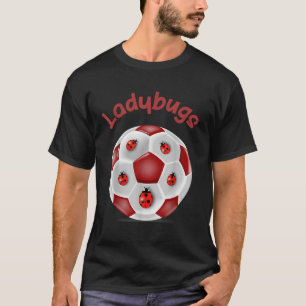 T-shirt Logo de l'équipe du joueur de football de Ladybugs