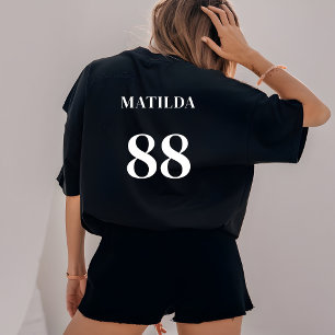 T-shirt Logo de l'équipe personnalisée Nom Numéro Sport mo