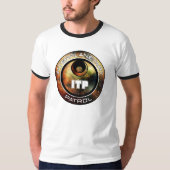 T-shirt Logo de l'espace noir de la patrouille interplanét (Devant)