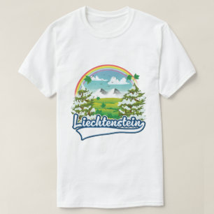 T-shirt logo de Liechtenstein Travel
