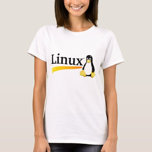 T-shirt Logo de Linux avec des produits de Tux (Devant)