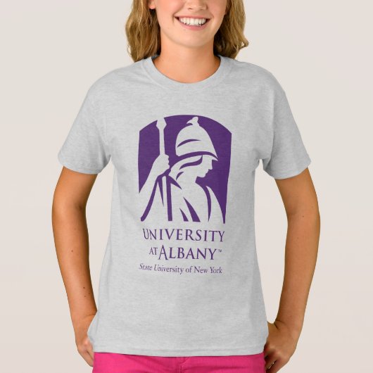 T-shirt Logo de l'Université d'Albany (Devant)