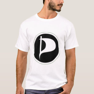 T-shirt Logo de luxe de partie de pirate (voir la