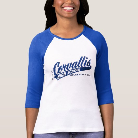 T-shirt Logo de lycée de Corvallis de Jacqueline et de (Devant)