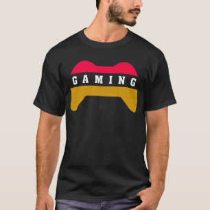 T-Shirt Logo de Manette de Jeu Vibrant