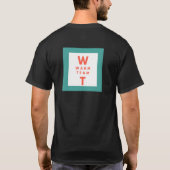 T-shirt Logo de marketing promotionnel d'entreprise Ajoute (Dos)