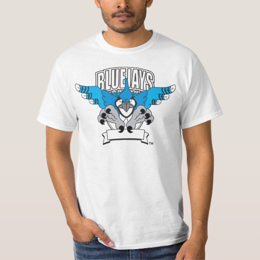 T-shirt Logo de mascotte de geai bleu (Devant)