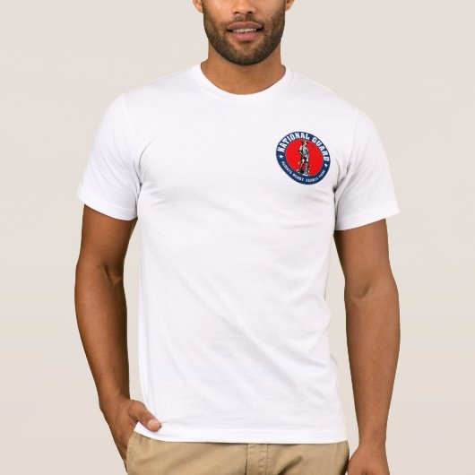 T-shirt Logo de militaires de garde nationale (Devant)