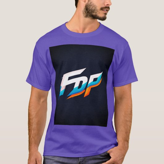 T-shirt Logo de mode 3D chic et moderne design pour tendan (Devant)
