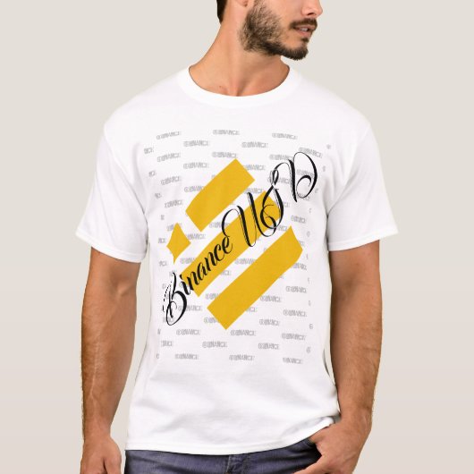 T-shirt LOGO DE MONNAIE DE CRYPTO USD BINANCE (Devant)