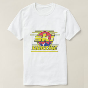 T-shirt Logo de Morzine France Ski 80s