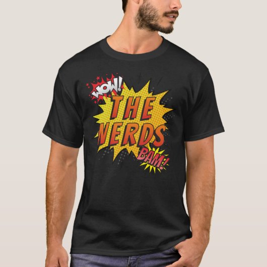 T-shirt Logo de Nerds Comic Shirt (Devant)